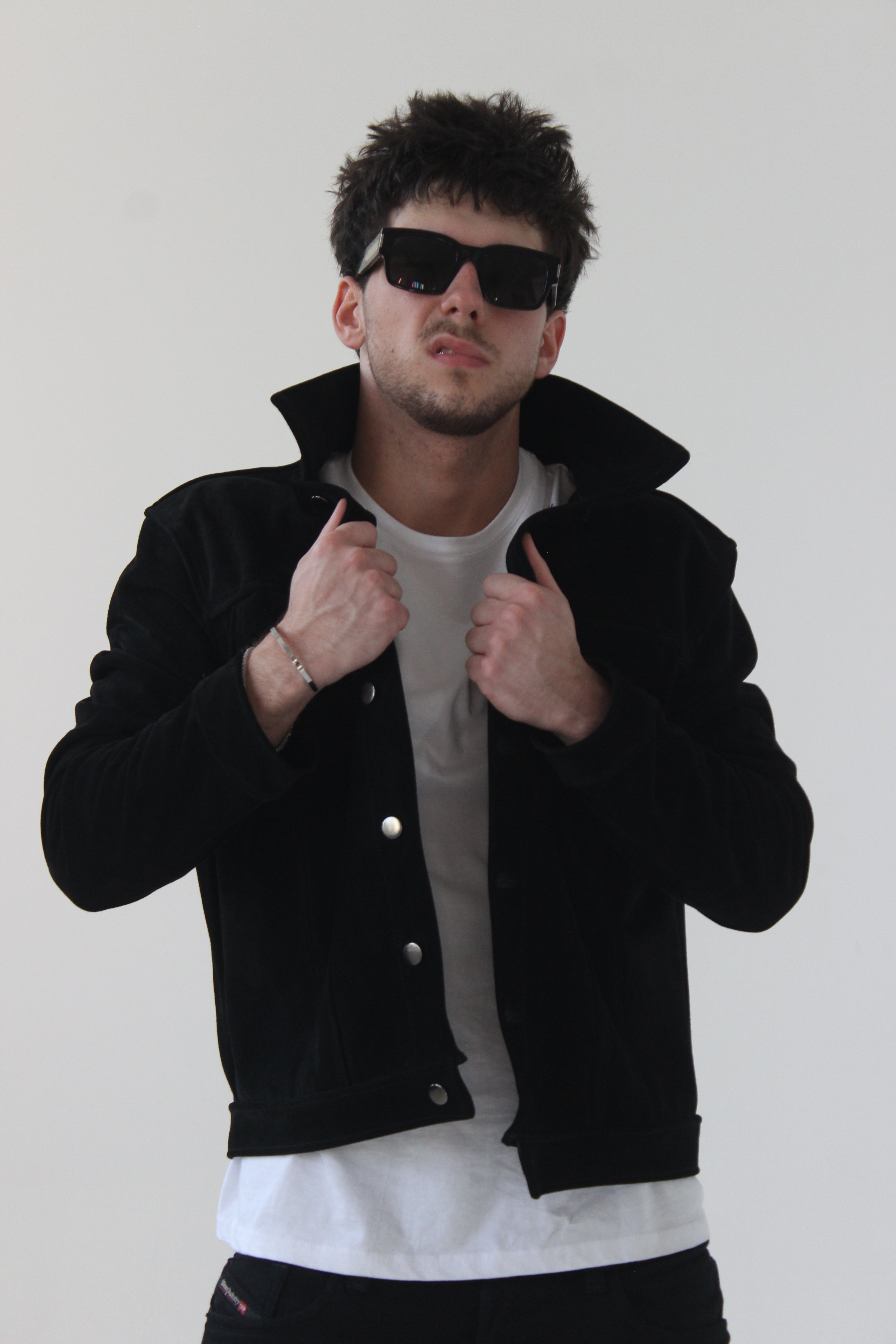 SIGNATURE SUEDE TRUCKER JACKET