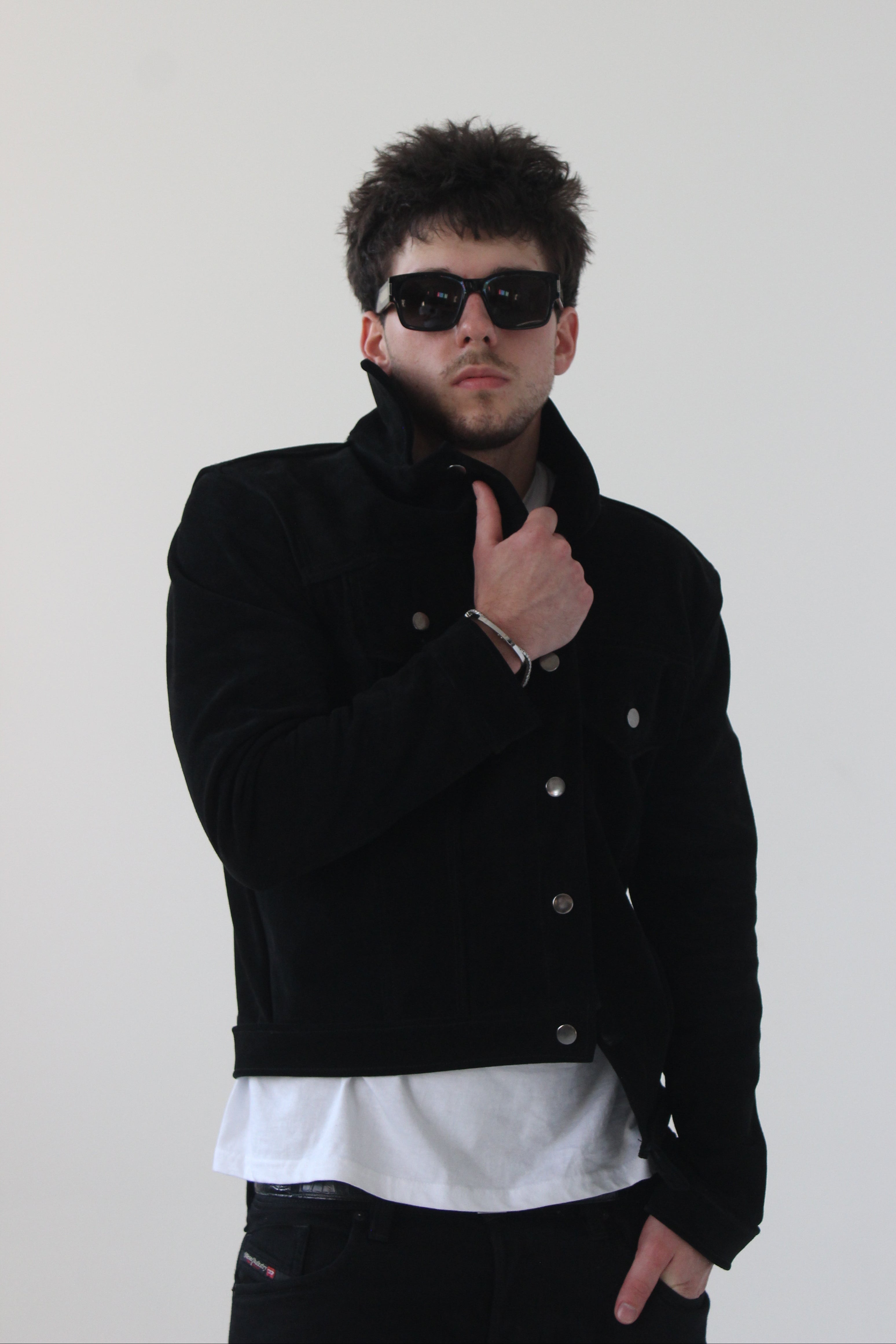 SIGNATURE SUEDE TRUCKER JACKET