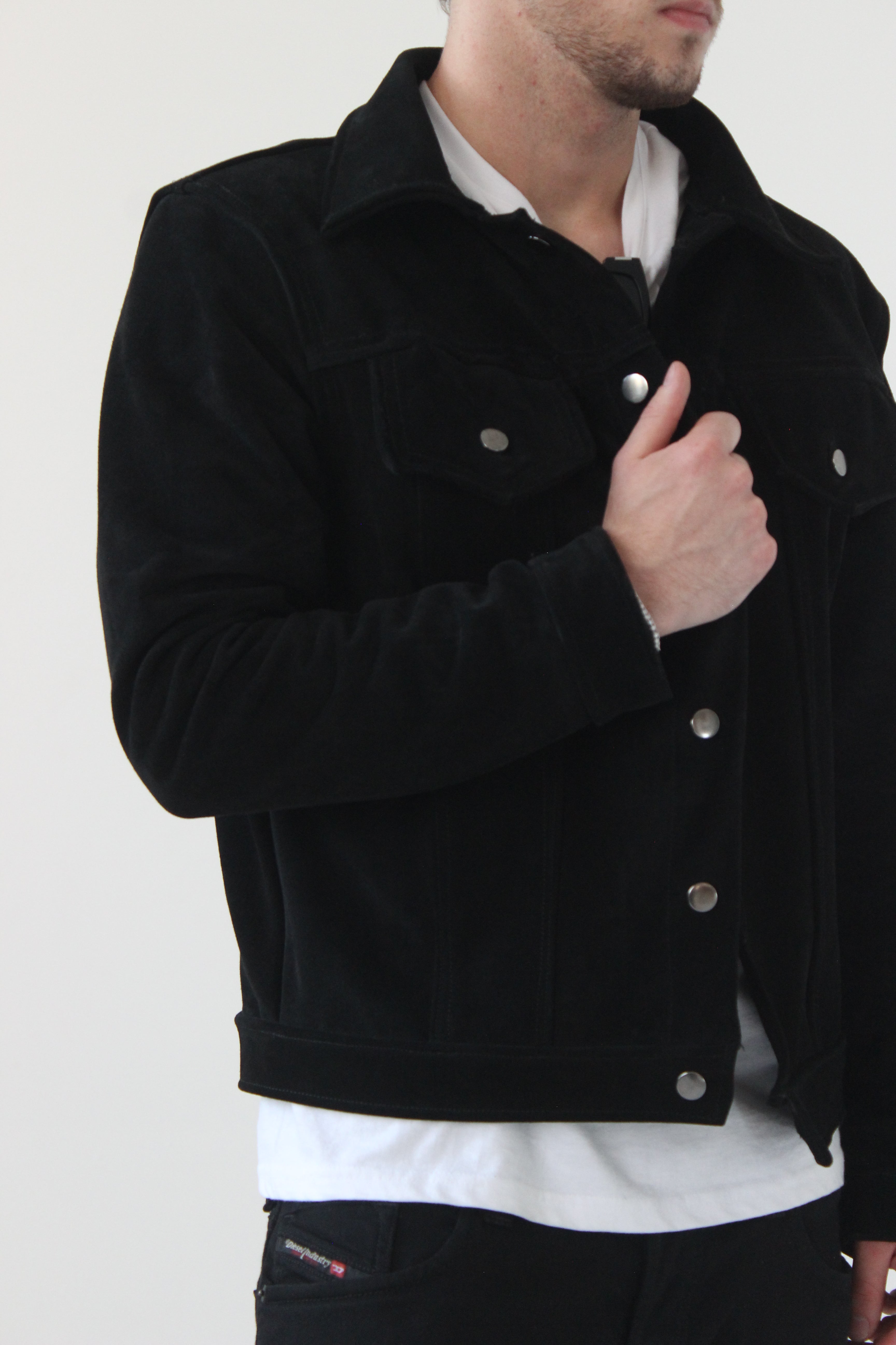 SIGNATURE SUEDE TRUCKER JACKET