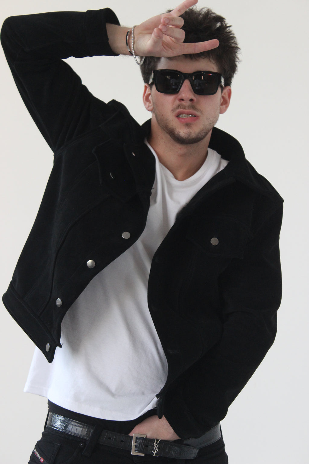SIGNATURE SUEDE TRUCKER JACKET