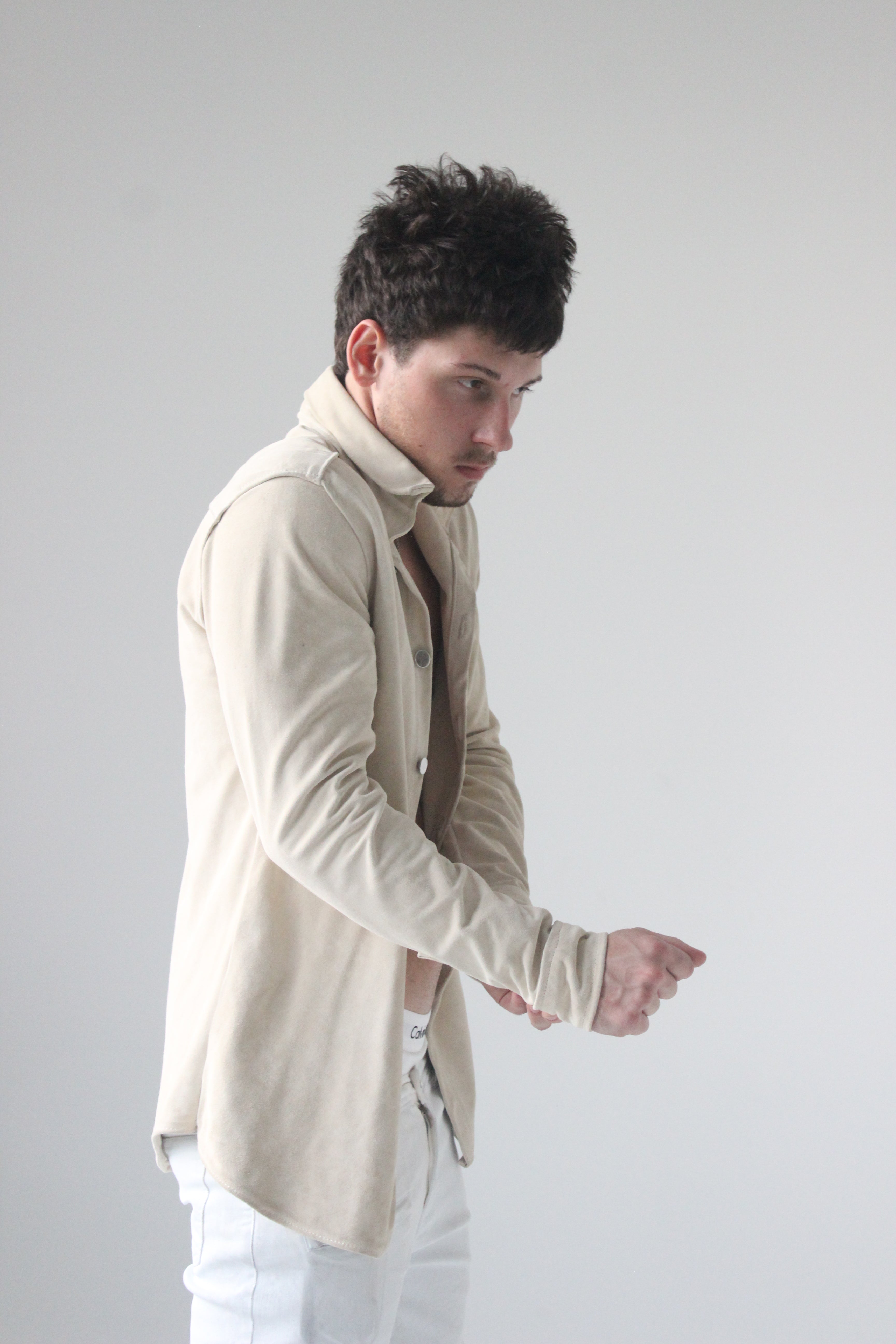 SIGNATURE SUEDE SHIRT