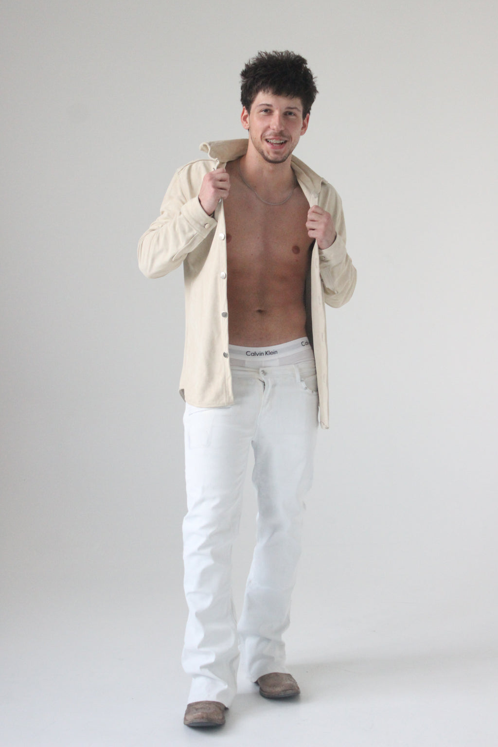 SIGNATURE SUEDE SHIRT