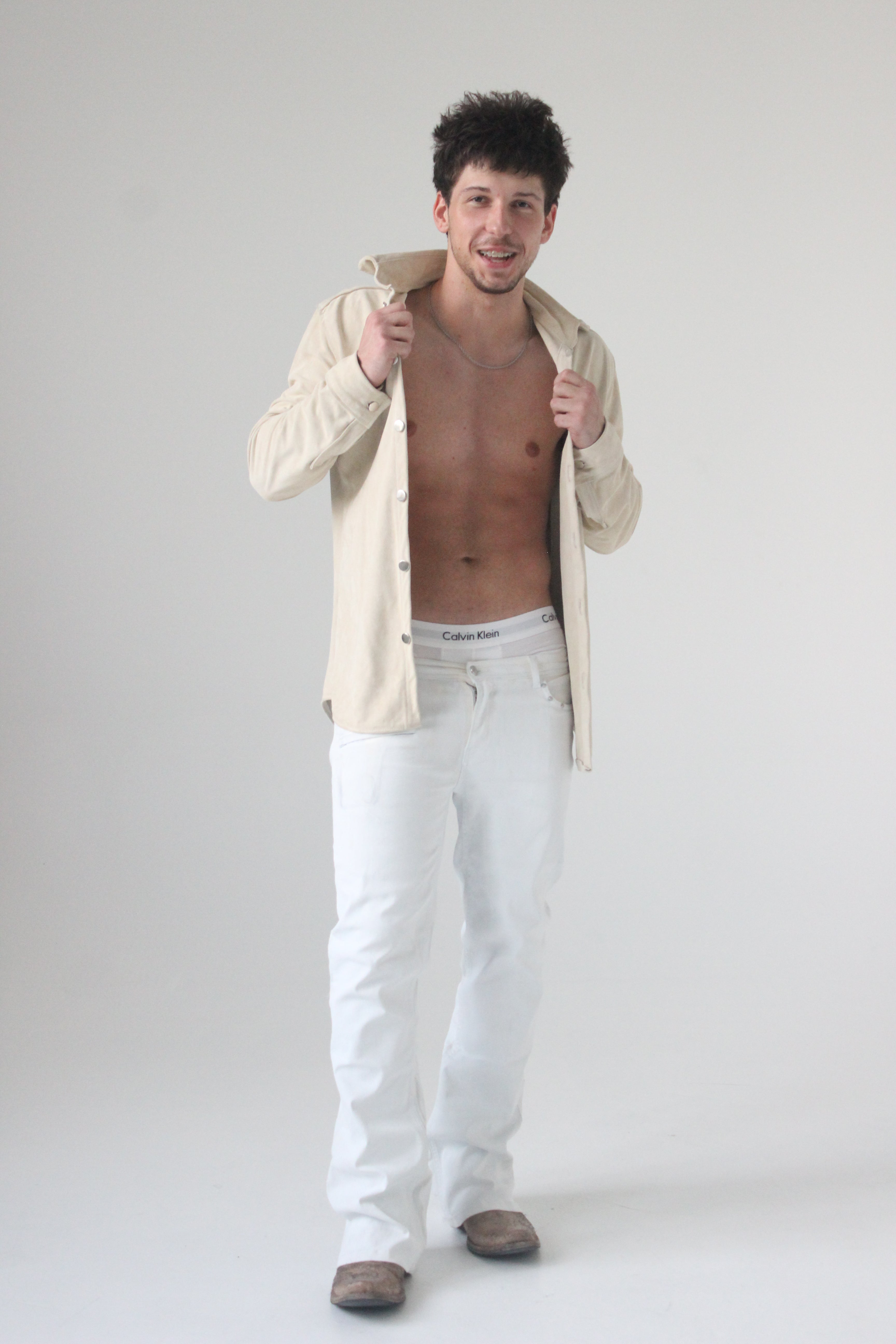 SIGNATURE SUEDE SHIRT