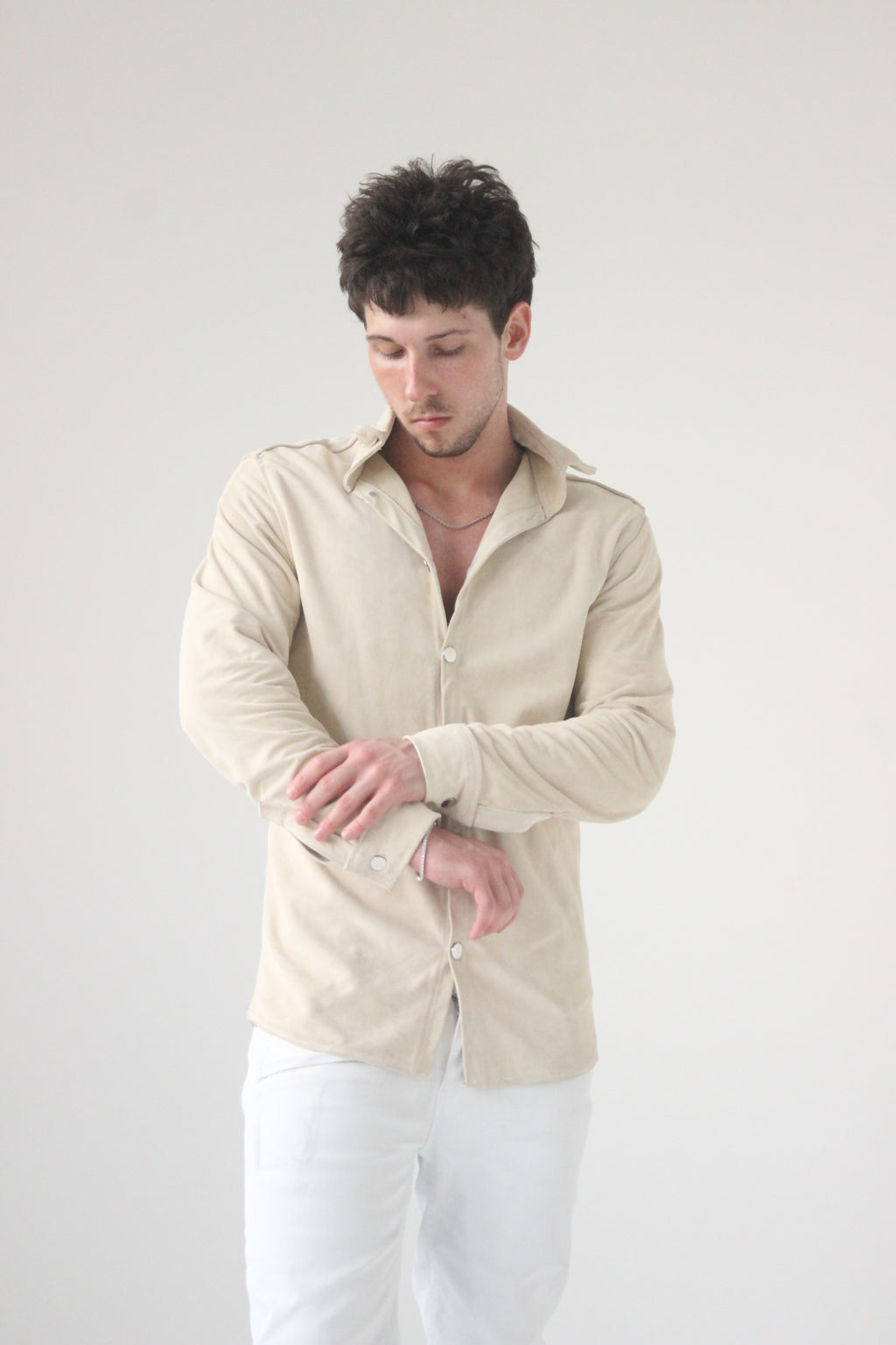 SIGNATURE SUEDE SHIRT