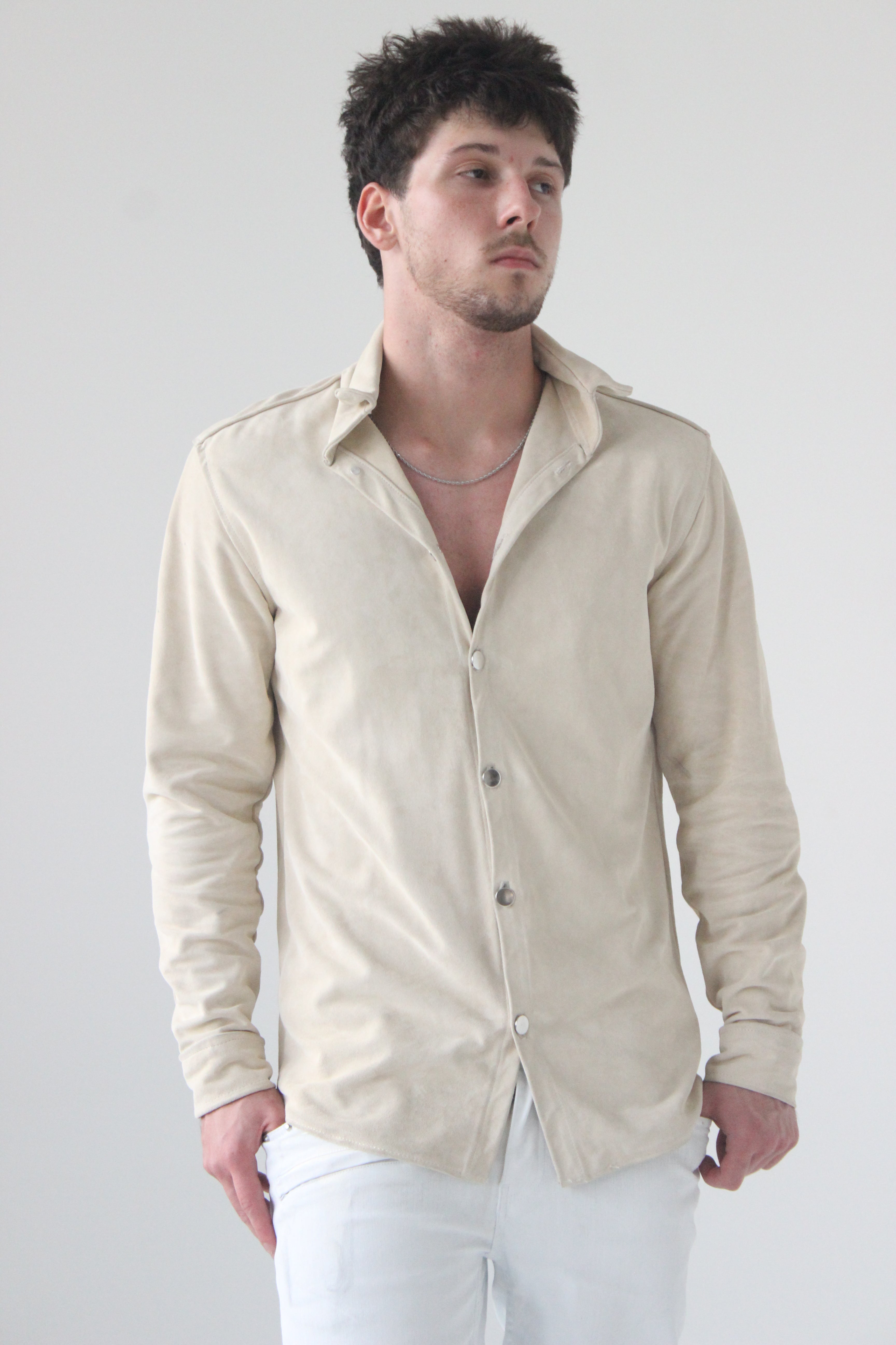 SIGNATURE SUEDE SHIRT