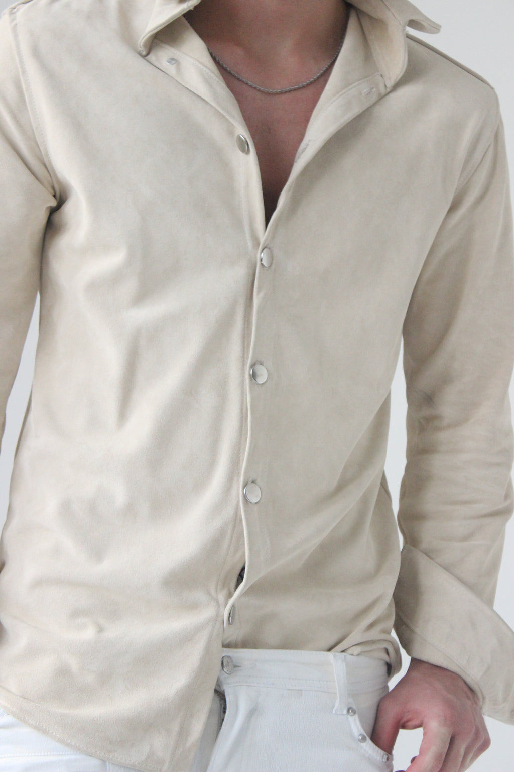 SIGNATURE SUEDE SHIRT