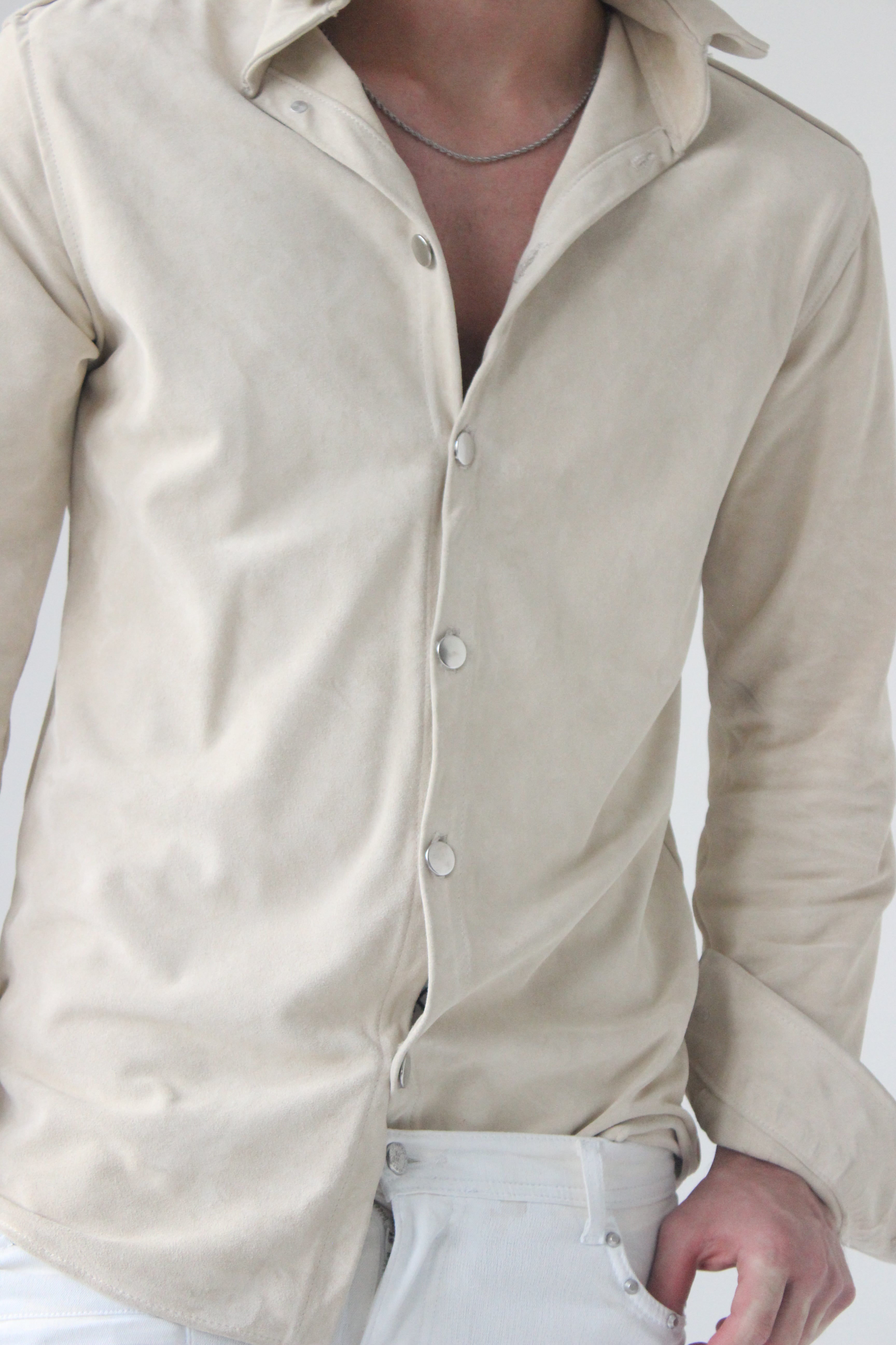 SIGNATURE SUEDE SHIRT