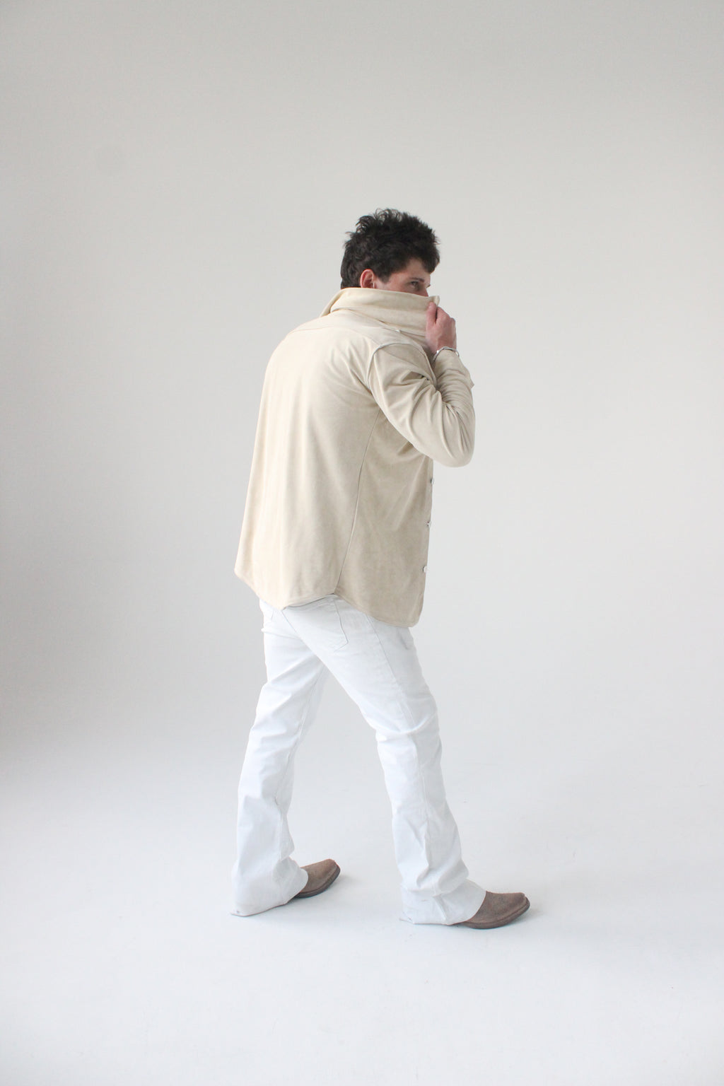 SIGNATURE SUEDE SHIRT